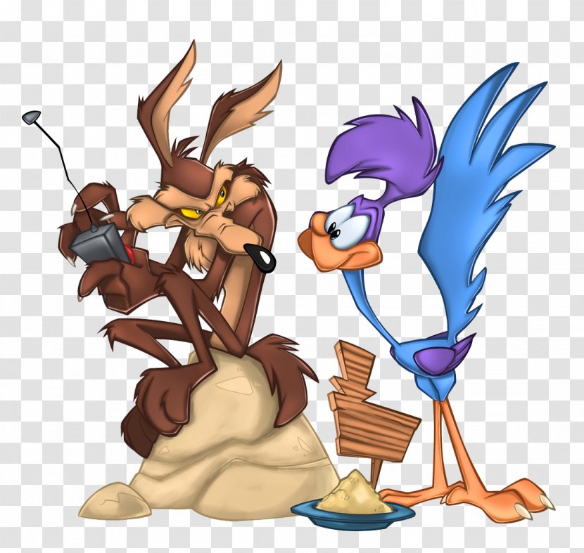 Wile E. Coyote And The Road Runner Looney Tunes Greater Roadrunner - Art - Bugs Transparent PNG