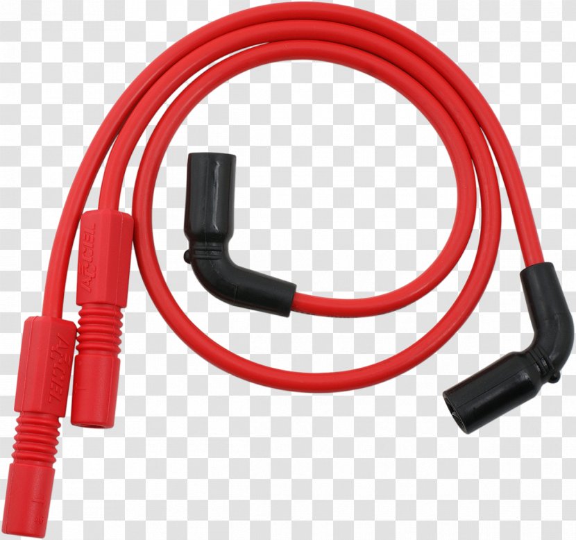 Harley-Davidson Electrical Cable Candle Ignition Coil Speaker Wire - Electronics Accessory - Spark Plug Transparent PNG