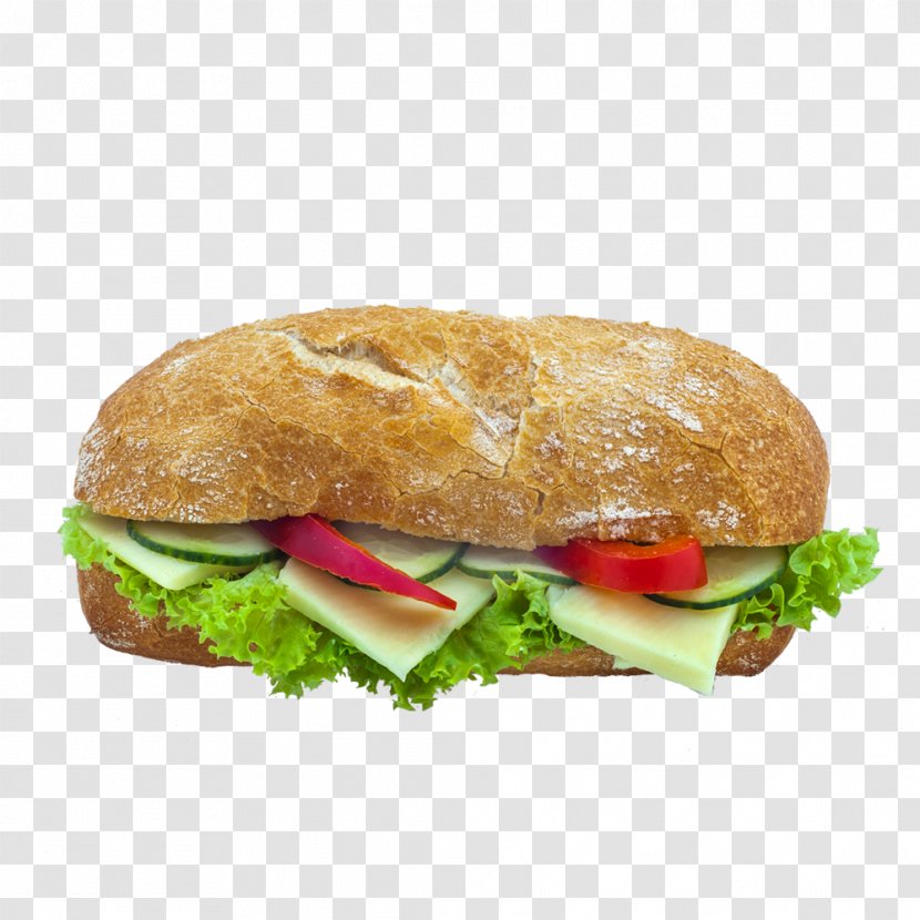Cheeseburger Breakfast Sandwich Ham And Cheese Submarine Bocadillo - American Food Transparent PNG
