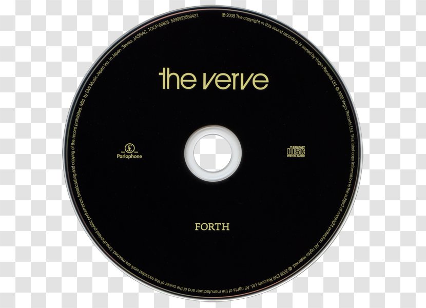 Forth Compact Disc The Verve Parlophone Album - Hardware - Bonus Track Transparent PNG