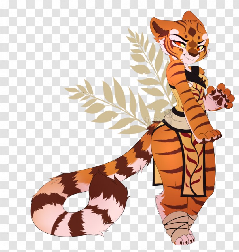 Tiger Tigress Cat Po Furry Fandom - Fictional Character Transparent PNG