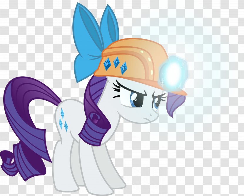 Rarity Pony DeviantArt Mining - Luminescent Vector Transparent PNG