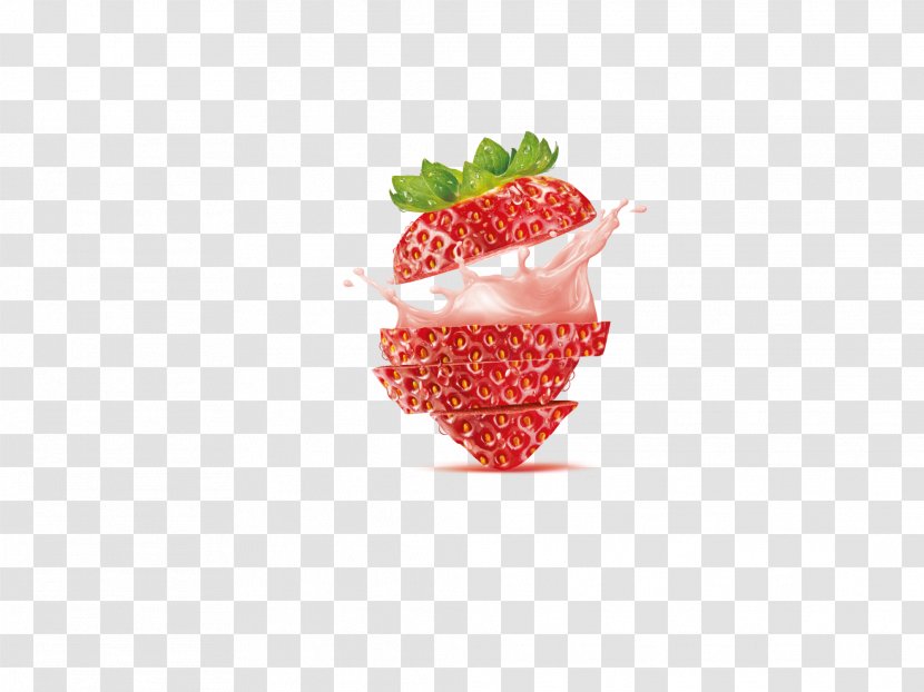 Strawberry Juice Apple - Fruit - Creative Design Transparent PNG