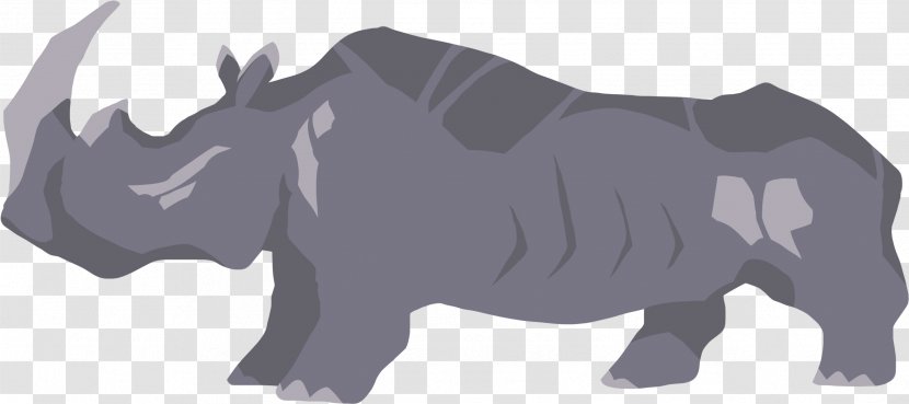 Indian Elephant African Cattle Rhinoceros Horse - Mammal Transparent PNG
