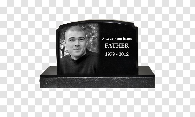 Headstone Commemorative Plaque Memorial Laser Engraving - Granite - Flat Grave Transparent PNG