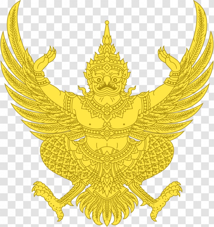 Emblem Of Thailand Garuda National - Thai Transparent PNG