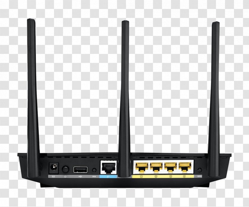 N300 High Power Cloud Router RT-N18U ASUS RT-N66U RT-AC66U Wireless - Asus - Wps Button On Transparent PNG