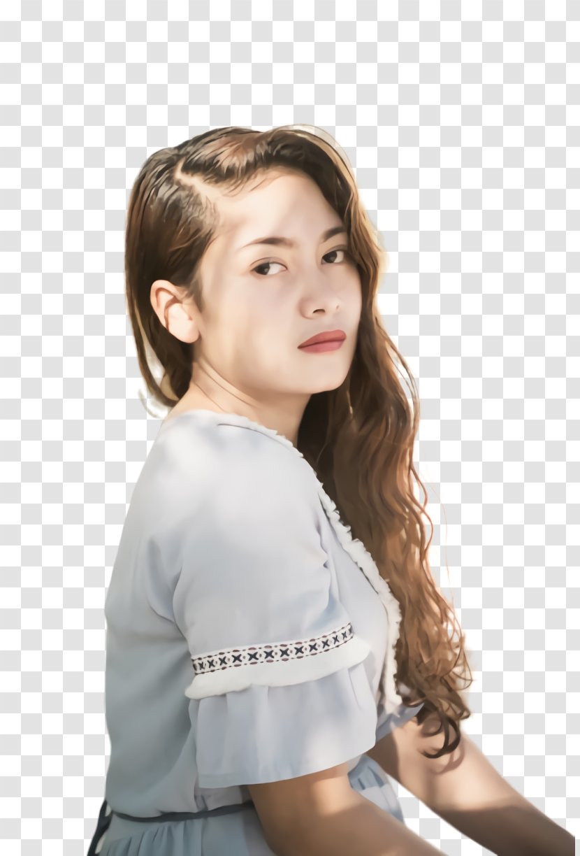 Hair Cartoon - Chin - Top Child Model Transparent PNG