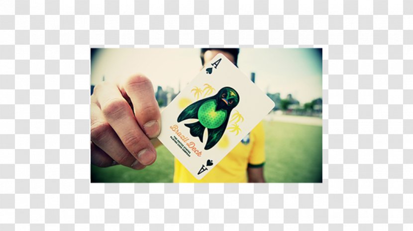 2014 FIFA World Cup Brazil Playing Card Thumb Yellow - Bicycle Transparent PNG
