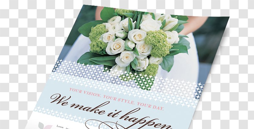 Wedding Invitation Event Management Planner Flyer - Flower Bouquet Transparent PNG
