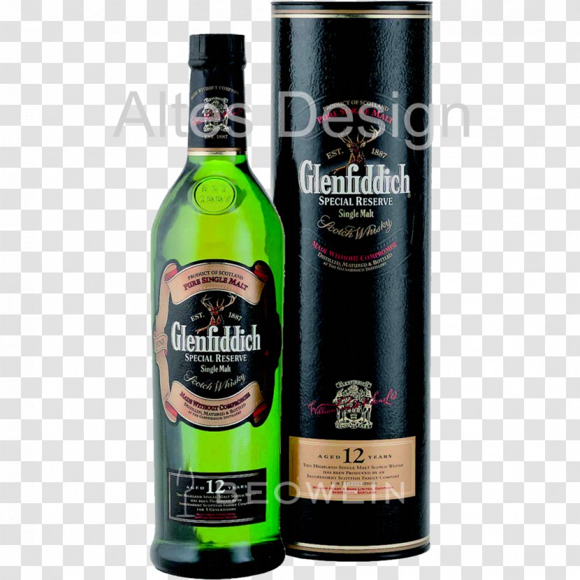 Liqueur Glenfiddich Whiskey Single Malt Whisky Scotch - Drink Transparent PNG