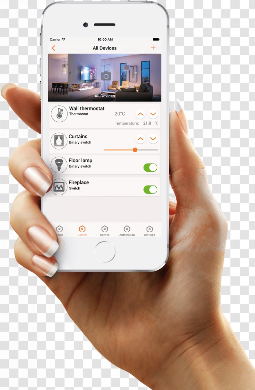 Mobile Commerce IPhone Handheld Devices Point Of Sale - Iphone - Home Automation Transparent PNG