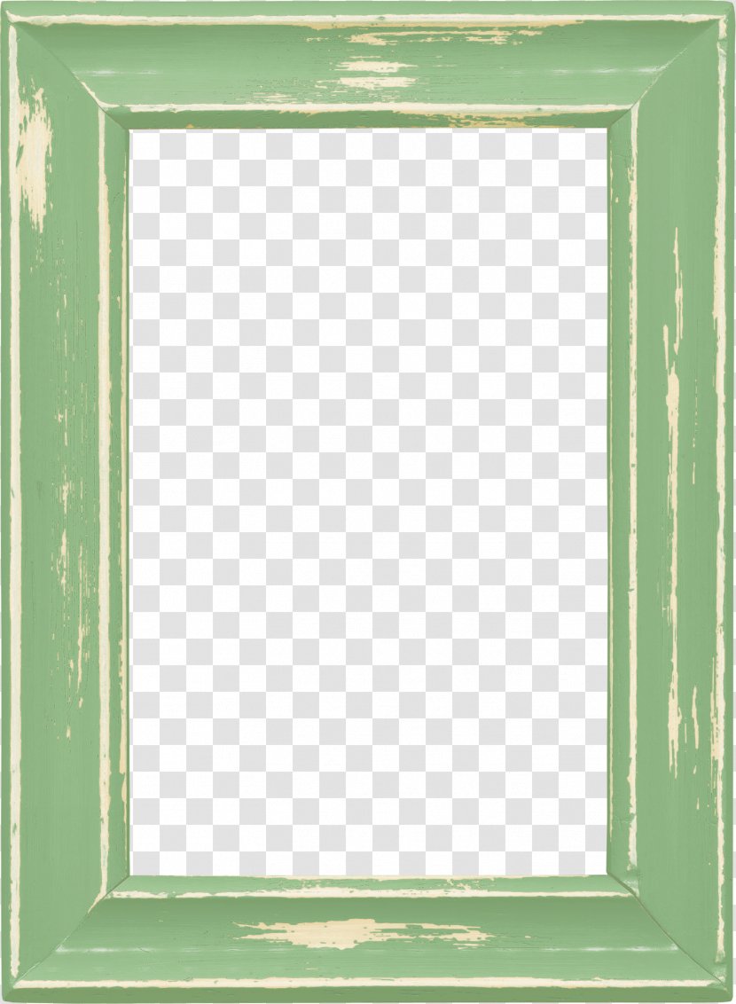 Picture Frame Green Vintage Clothing - Window Transparent PNG