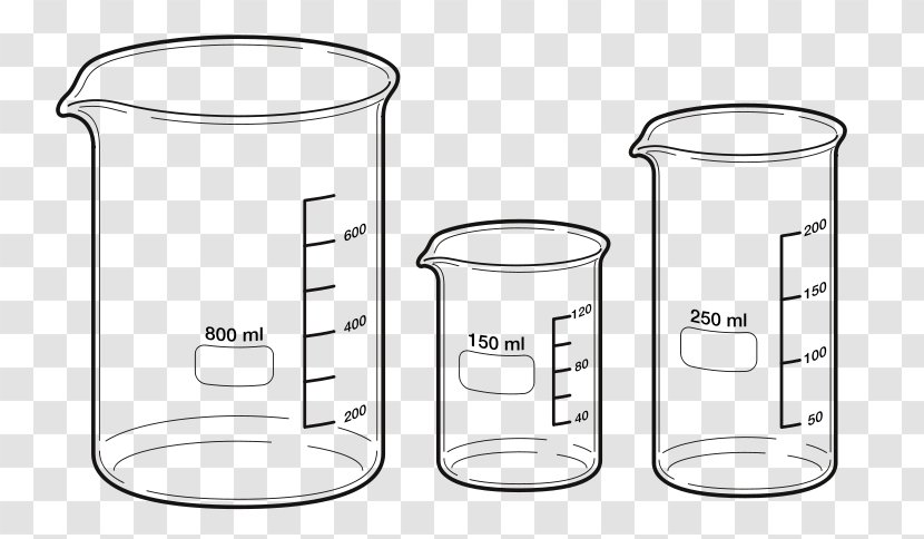 Beaker Laboratory Flasks Clip Art - Cup - Cylinder Transparent PNG