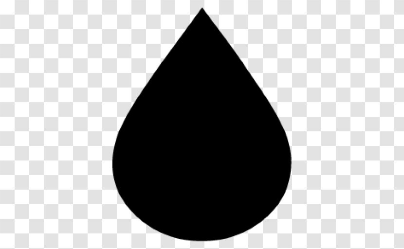 Drop Water Clip Art - Black Transparent PNG
