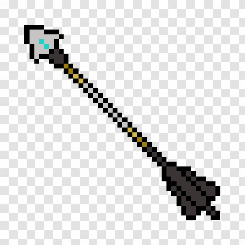 Minecraft Forge Mod Arrow Spear - Silhouette - Thread Transparent PNG
