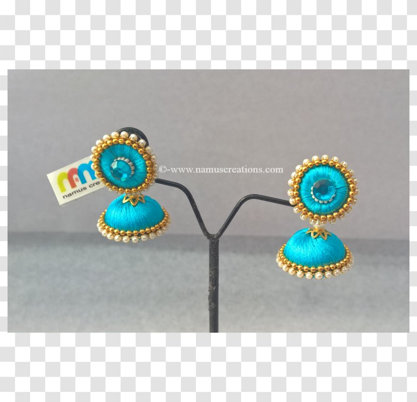 Turquoise Earring Body Jewellery - Earrings Transparent PNG