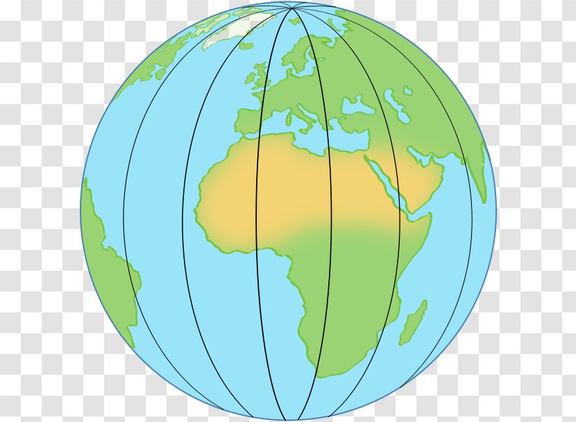Earth Globe Sphere Geographic Coordinate System Longitude - World Transparent PNG