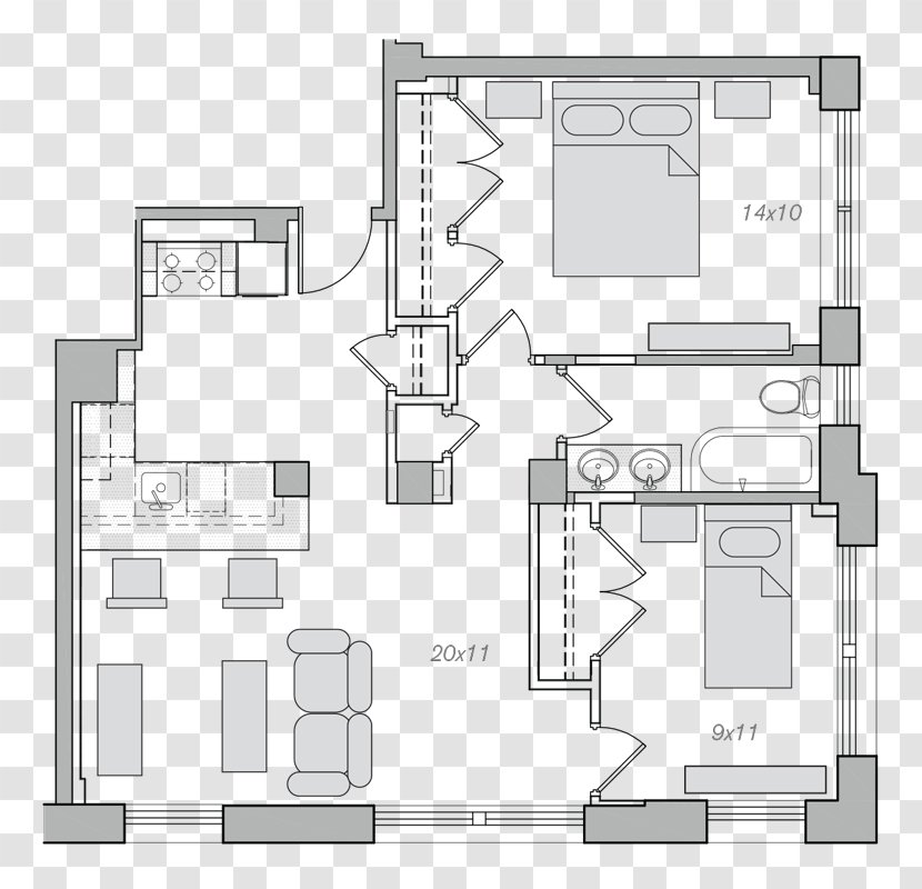 Floor Plan Architecture House Embassy Tower Transparent PNG