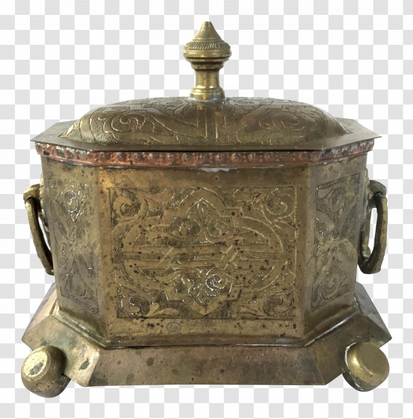 Brass Bronze Tea Caddy Antique - Art Transparent PNG