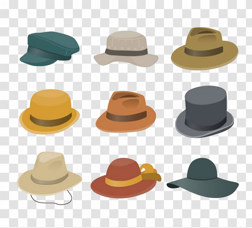 Top Hat Baseball Cap Fedora - Royaltyfree - Hats For Men And Women Transparent PNG