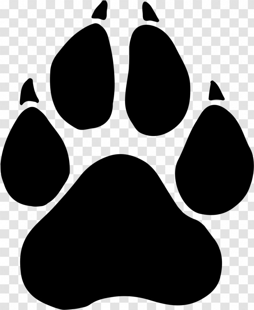 Black Panther Paw Cougar Dog - Logo - Summer Frame Paws Chevron Transparent PNG