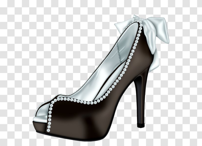 Shoe Clothing Fashion Flip-flops Boutique - Black Heels Transparent PNG