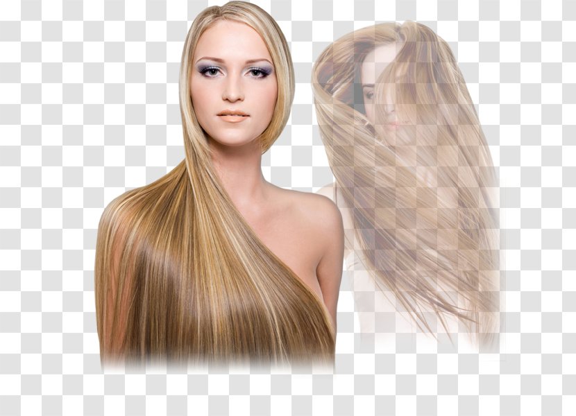 Artificial Hair Integrations Blond Beauty Parlour Hairstyle - Highlighting Transparent PNG
