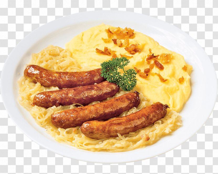 Frankfurter Würstchen Bratwurst Thuringian Sausage Bockwurst Breakfast - American Food Transparent PNG