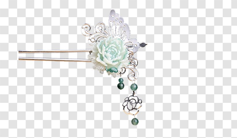 China Jewellery Hairpin - Designer - Antique Jewelry Vector Image,China Wind Transparent PNG