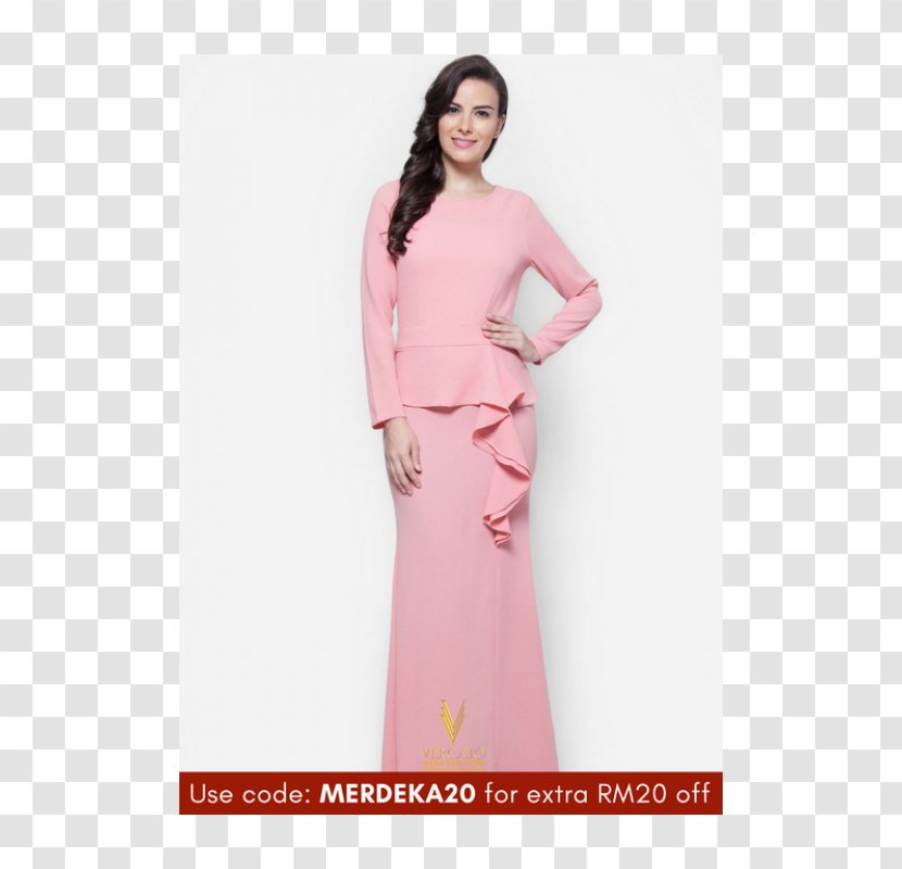 Islamic Fashion Baju Kurung Design Dress - Cocktail Transparent PNG