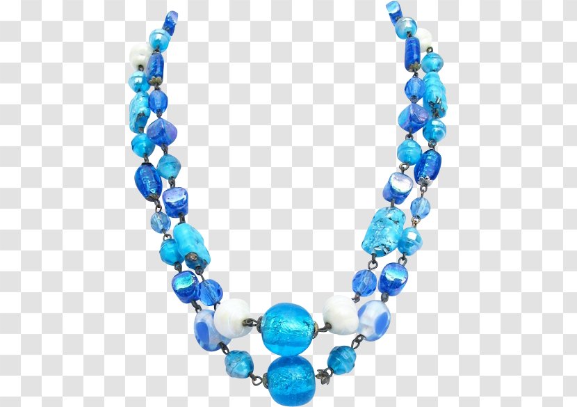 Necklace Jewellery Blue Bead Clothing Accessories - Sterling Silver - NECKLACE Transparent PNG