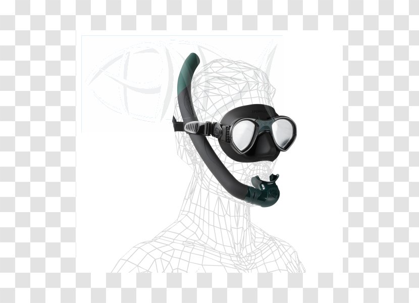 Diving & Snorkeling Masks Spearfishing Aeratore Free-diving Underwater - Goggles - Snorkel Mask Transparent PNG