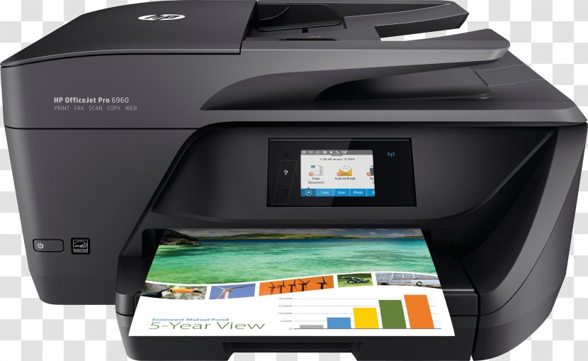 Hewlett-Packard HP Officejet Pro 6960 Multi-function Printer - Ink Cartridge - Hewlett-packard Transparent PNG