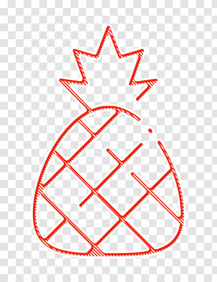 Summer Icon Pineapple Icon Food And Restaurant Icon Transparent PNG
