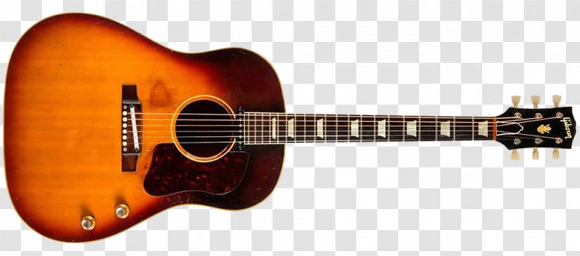 Acoustic Guitar Beatles Gear Electric The Gibson J-160E - Accessory - John Lenon Transparent PNG