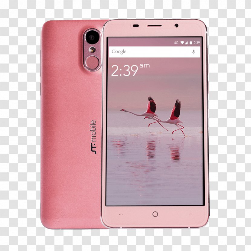 Telephone Smartphone 4G Portable Communications Device Mobile Phone Accessories - Case - Neon Flamingo Transparent PNG