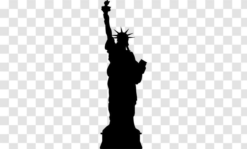 Statue Of Liberty Freedom Royalty-free - Monochrome - Bund Transparent PNG