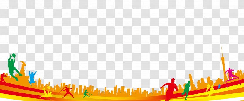 Poster Sport Wallpaper - Orange - Sports And Fitness Material Transparent PNG
