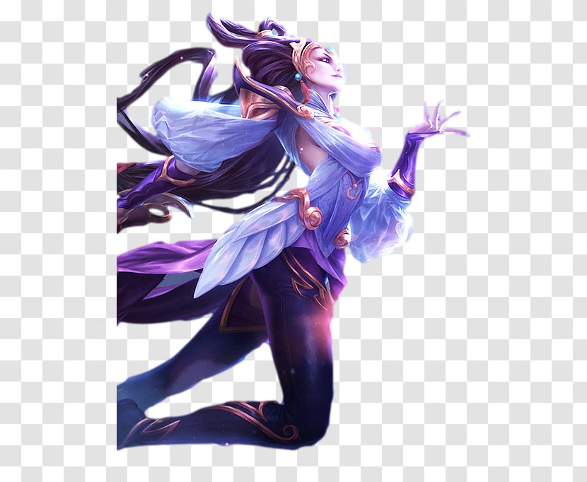 League Of Legends Diana Riot Games Cassiopeia Angels - Watercolor Transparent PNG