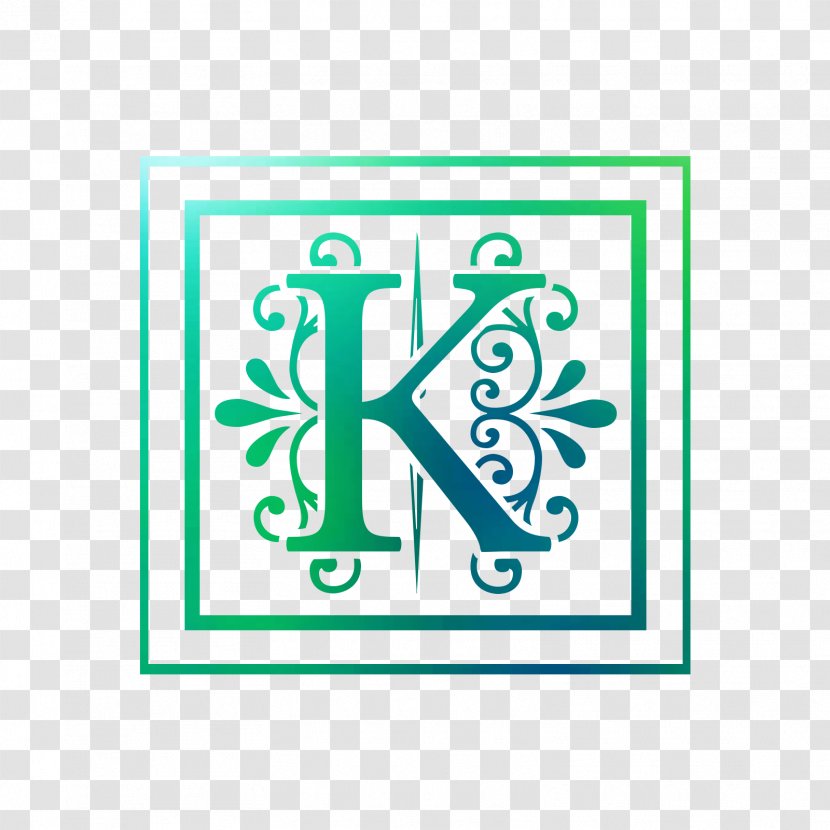 Letter Cursive Alphabet Calligraphy - Turquoise Transparent PNG