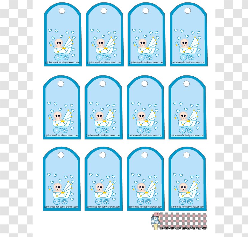 Baby Shower Gift Infant Clip Art - Area - Free Borders Transparent PNG