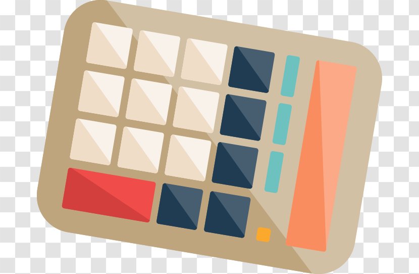 Calculation - Dinosaur - Hand-painted Pattern Vector Calculator Transparent PNG