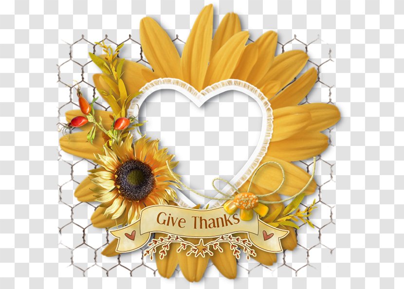 Picture Frame Clip Art - Floral Design - Love Sunflower Decorative Transparent PNG