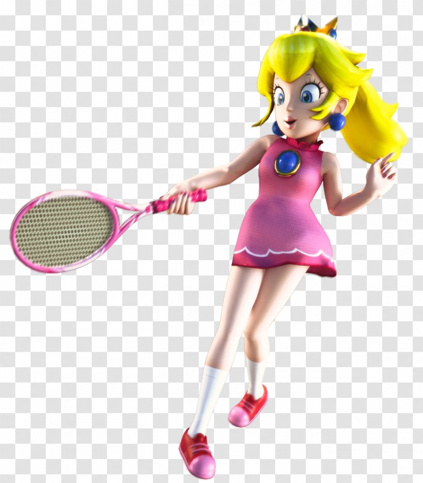 Super Princess Peach Wii Mario Bros. Tennis Transparent PNG