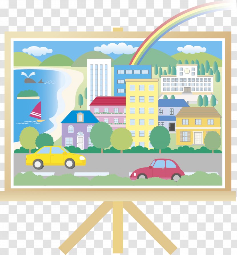 Drawing Architecture Illustration - Area - Cartoon House Transparent PNG