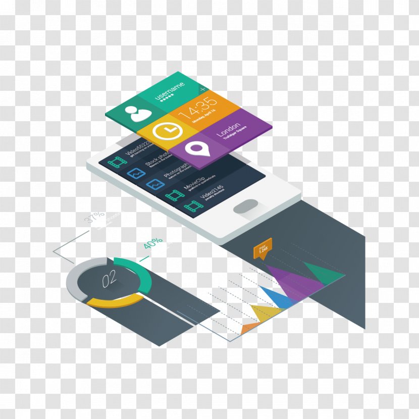 Web Development Responsive Design Mobile App Phone - Html - Ppt Material Transparent PNG