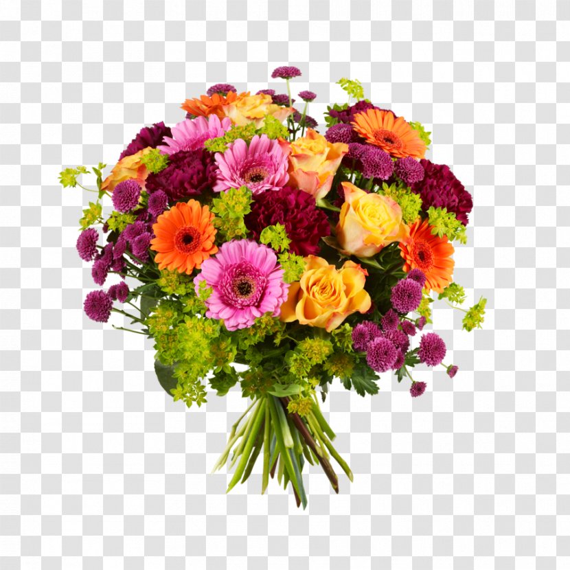Flower Bouquet Floristry Cut Flowers Delivery - Pink Family Transparent PNG