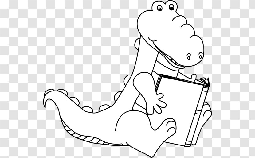 Black And White Alligators Less-than Sign Crocodile Clip Art - Watercolor Transparent PNG