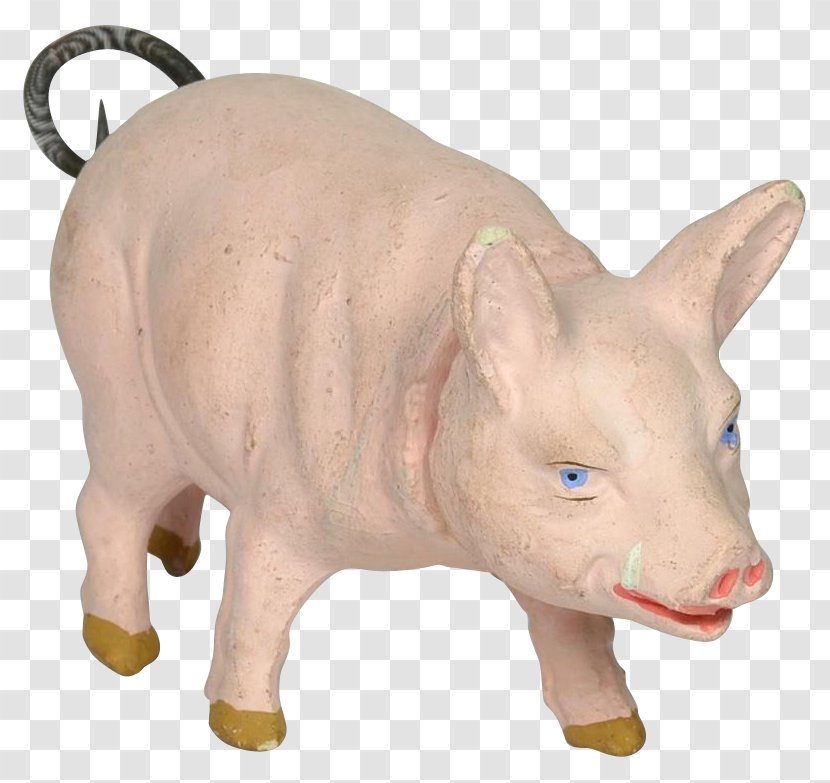 Domestic Pig Cattle Snout Figurine - Fauna Transparent PNG
